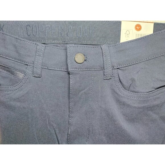 Copper & Oak Momentum Navy Blue Nylon Blend Chino Style Flex Pants 32x31.5 NWT - Picture 11 of 11